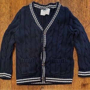 Old Navy Navy Cable Knit Cardigan
